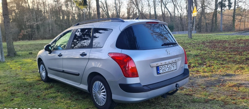 Peugeot 308 cena 11350 przebieg: 106052, rok produkcji 2008 z Resko małe 106